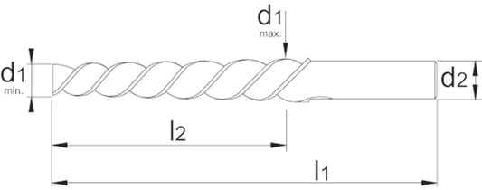 PHANTOM HSS-E PENGATSCHILRUIMER CONICITEIT 1:10 4 MM