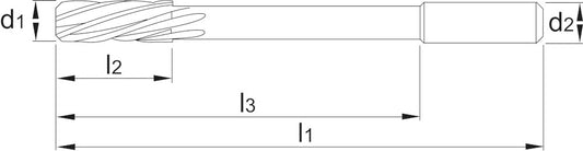 PHANTOM HSS MACHINERUIMER DIN 212 H7 17 MM