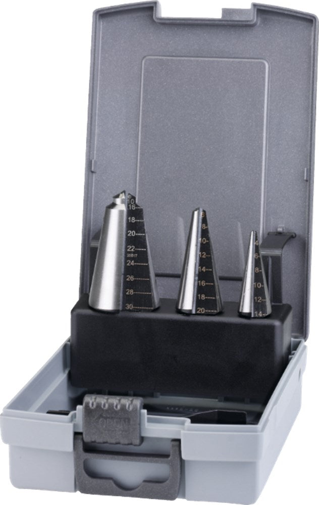 PHANTOM HSS SET CONISCHE PLAATBOREN 44.200 NRS. 1. 2. 3