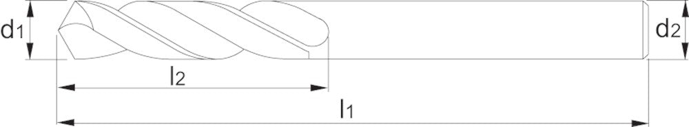 INTERNATIONAL TOOLS ECO HSS SPIRAALBOOR DIN 1897 GEWALST 4.5 MM