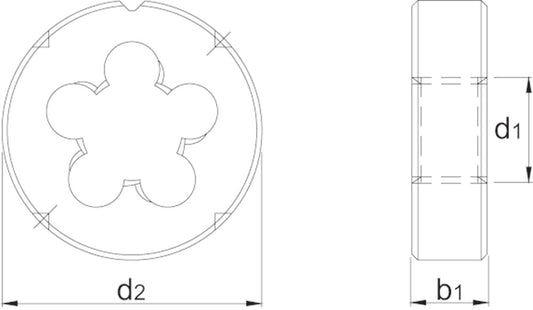 PHANTOM HSS RONDE SNIJPLAAT DIN 40434 SCHILAANSNIJDING. PG 7-20
