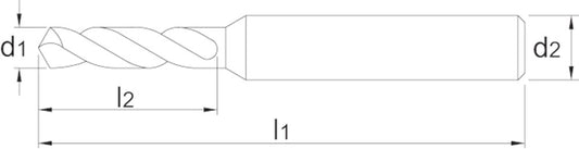 PHANTOM HSS-E PM MICROBOOR DIN 1899-A 0.5 MM