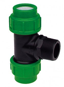VDL PE T-STUK KNEL X BUITENDRAAD - 20 MM X 1/2" (STUK(S))