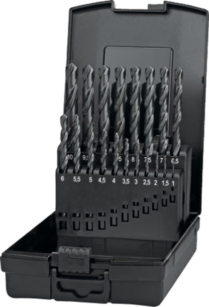 PHANTOM HSS SET SPIRAALBOREN DIN 338 11.450: 1-13X0.5 MM