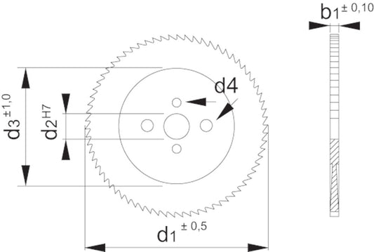 PHANTOM HSS AFKORTZAAG STOOMONTLATEN 350X3X32MM Z280 BW