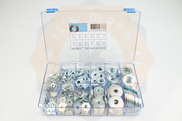 ASSORTIMENTSDOOS RING  DIN 125 + DIN9021 EV