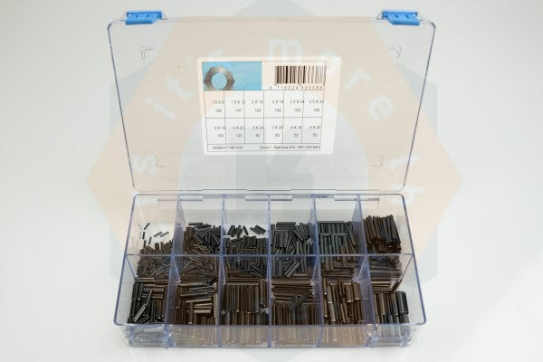 ASSORTIMENTSDOOS SPANBUS DIN 1481 ZWART