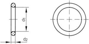 NBR 70 SH O-RING 3,53MM 49,21MM