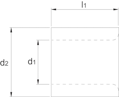 PHANTOM DIN 179-A BOORBUS. EXTRA LANGE UITVOERING 12.5 MM