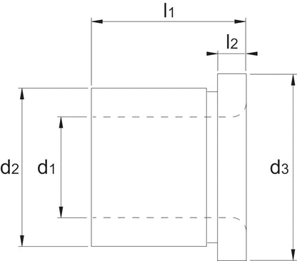 PHANTOM DIN 172-A BOORBUS. MIDDELLANGE UITVOERING. MET KRAAG 6.5 MM
