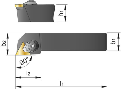 PHANTOM WISSELPLAATHOUDER. 90° CTGPR 1212-F11