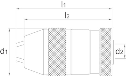 PHANTOM ZELFSPANNENDE PRECISIEBOORHOUDER. VERZWAARDE UITVOERING. TYPE P 3-16MM B18